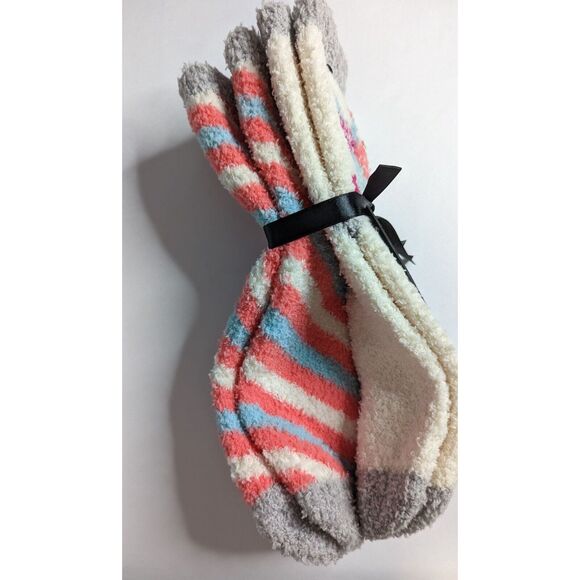 Cozy Winter Socks Pink Pastel 2 Pack - Picture 5 of 6